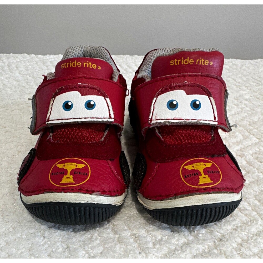 Stride Rite Disney Baby Lightning McQueen Hook & Loop Sneakers Boys US 4W